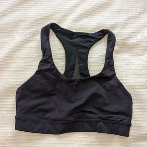 Dark Grey Lululemon Sports Bra Mesh Back